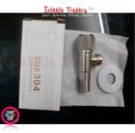 304 Stainless Steel Angled Valve Shower Head Toilet Faucet Stop Valve - Image 4