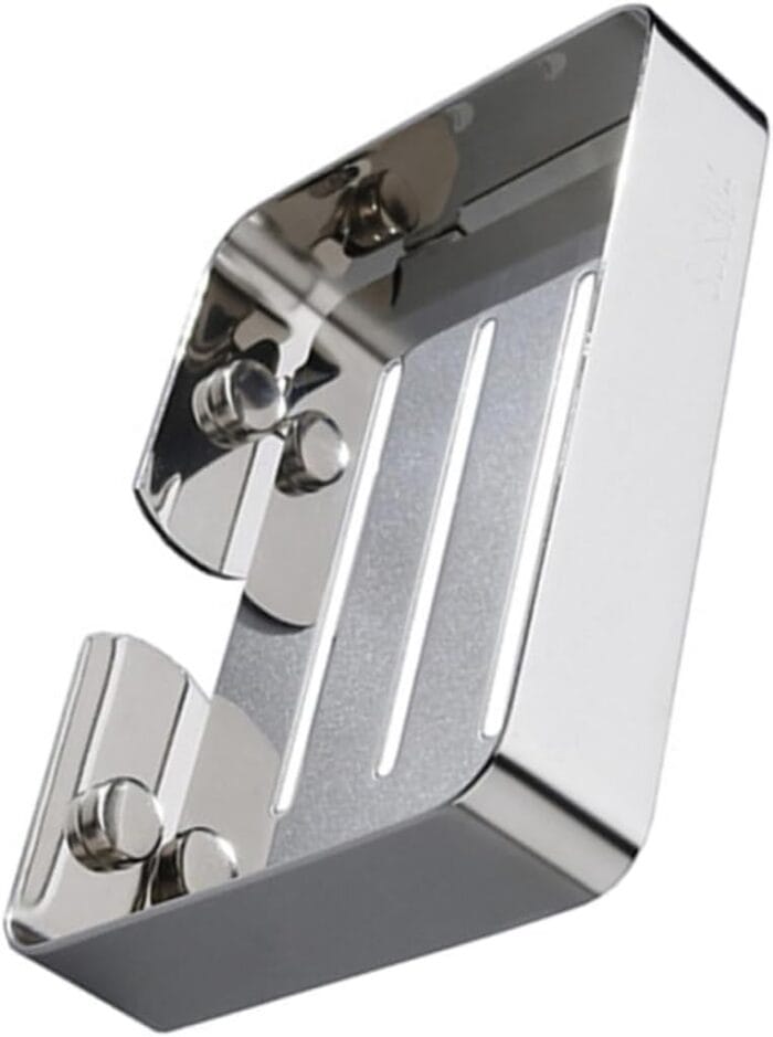 Wall-Mounted Stainless Steel Soap Dish Holder Punch Design for Bathroom Compact Lightweight Bar Soap Storage Drainage Easy Installation for Tidy Spaces - Image 2