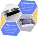 Wall-Mounted Stainless Steel Soap Dish Holder Punch Design for Bathroom Compact Lightweight Bar Soap Storage Drainage Easy Installation for Tidy Spaces - Image 6