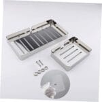 Wall-Mounted Stainless Steel Soap Dish Holder Punch Design for Bathroom Compact Lightweight Bar Soap Storage Drainage Easy Installation for Tidy Spaces - Image 7