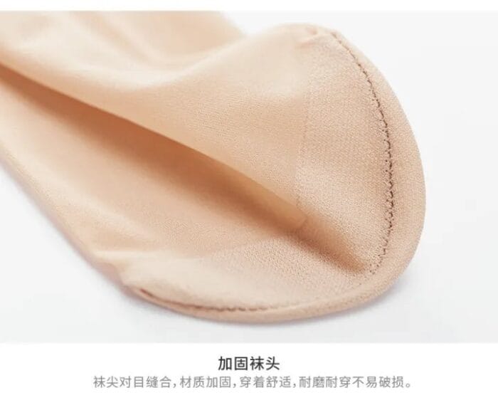 Summer Soft Silk Socks for Women Breathable Bottom Non-Slip Transparent Thin Socks Ladies Sandals Short Sock Nylon Slippers Sock - Image 3