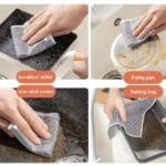 Magic Wire Rust Removal Cleaning Cloth - 5 Pcs Bundle | হাঁড়ি-পাতিল ও চুলার পোড়া দাগ দূর করার জাদুকরী তারের কাপড় - Image 7