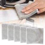 Magic Wire Rust Removal Cleaning Cloth - 5 Pcs Bundle | হাঁড়ি-পাতিল ও চুলার পোড়া দাগ দূর করার জাদুকরী তারের কাপড় - Image 3