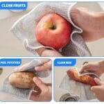 Magic Wire Rust Removal Cleaning Cloth - 5 Pcs Bundle | হাঁড়ি-পাতিল ও চুলার পোড়া দাগ দূর করার জাদুকরী তারের কাপড় - Image 8