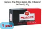 M-SEAL SANITARY WHITE PUTTY (40g) Regular Epoxy Compound Adhesive - Waterproof, Durable, Multi-Purpose Sealant for Leak Proofing & Repairs 1pcs