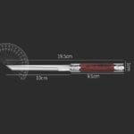 Mini Portable Camping Outdoor Knife - Sharp Pocket Fruit & Steak Knife (Magic Pen Design) - Image 3