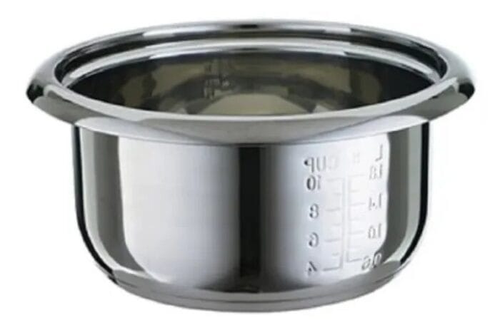Stainless Steel Cookware Household Rice Cooker Inner Pot Professional Rice Cooker Pot Electric Cooker Accessory Rice Cooker Stainless Steel Inner Pot-2.8ltr - Image 2