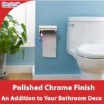Toilet paper holder Bathroom Toilet Towel Paper Holder Phone Holder Wall Mount WC Rolhouder Paper Holder With Shelf Towel Rack Tissue Boxes Black Toilet paper roll holder (Size : Silver) - Image 2