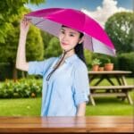 1PC Umbrella Hat Windproof Fishing Head Wearing Sunshade Rain Gear Outdoor Folding Portable Umbrella Camping Beach Head Hats - Image 5