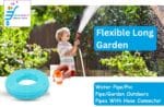 PVC Water Pipe 0.625 Inch 16mm (5/8") | Lightweight, Durable & Flexible| Hose with Accessories Hose Adapter| Watering Garden, Cleaning, Outdoor-Indoor Use (Random Color) 10 /20/30 feet - Image 4