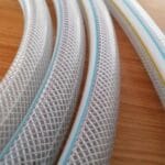 1/2 Inch PVC Flexible Nylon Clear Fiber Braid Hose with Pipe Joint Garden Hose quick Connectors 3 Pcs Set - Image 5