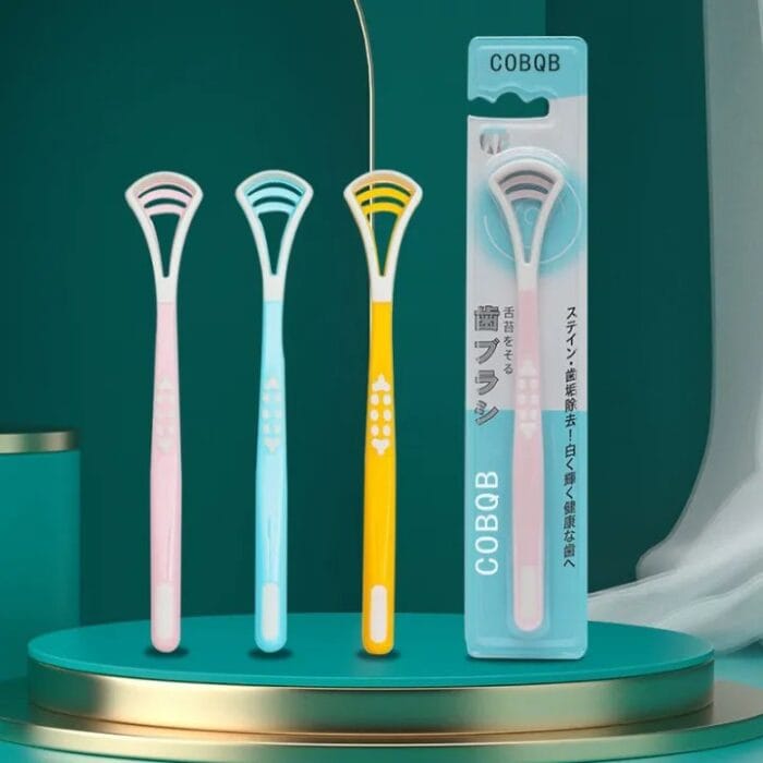 Tongue Cleaner Tongue Scraper Brush Adult Tongue Scraper Board Cleaning Portable Tongue Scraper (Random Color) - Image 9