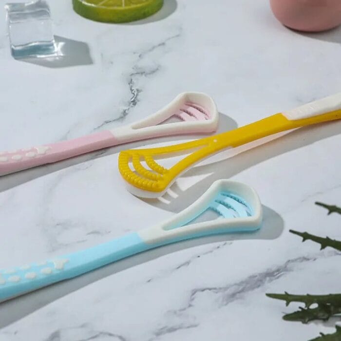 Tongue Cleaner Tongue Scraper Brush Adult Tongue Scraper Board Cleaning Portable Tongue Scraper (Random Color) - Image 10