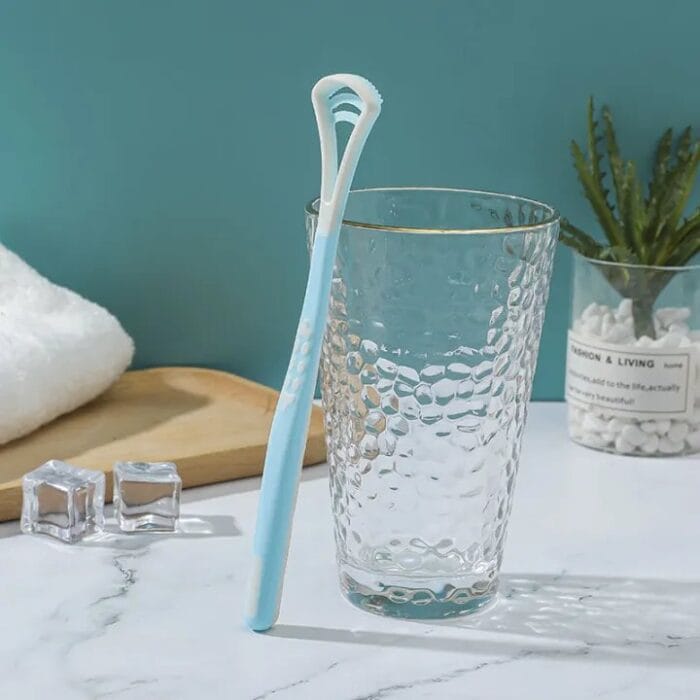 Tongue Cleaner Tongue Scraper Brush Adult Tongue Scraper Board Cleaning Portable Tongue Scraper (Random Color) - Image 13