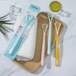 Tongue Cleaner Tongue Scraper Brush Adult Tongue Scraper Board Cleaning Portable Tongue Scraper (Random Color) - Image 11