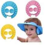 Baby, Kids, Children Shower Cap Soft Adjustable Baby Bath Head Cap Visor for Hair Washing Shower Protection Bath Cap Random Color (1Pcs) - Image 4