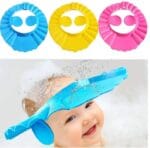 Baby, Kids, Children Shower Cap Soft Adjustable Baby Bath Head Cap Visor for Hair Washing Shower Protection Bath Cap Random Color (1Pcs) - Image 3