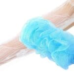 Plastic Long Handle Bath Body Brush Sponge Nylon Mesh Scrubber Shower Pouf for Men and Women (35 gm, Color May Vary) - Image 4