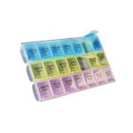 Plastic medicine box 7 days a week 21 grid 7 days medicine box 7 color travel classification compartment medicine box Health Care small medicine box - Image 3