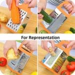 6 in 1 Stainless Steel 6 Sided Cheese Grater - Image 3