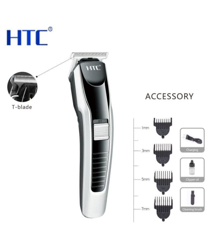HTC AT-538 Rechargeable Hair and Beard Trimmer for Men - Image 3