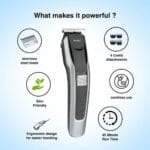 HTC AT-538 Rechargeable Hair and Beard Trimmer for Men - Image 4