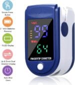 Finger Pulse Oximeter with LED Display | LK87 Fingertip Pulse Oximeter | Family Medical Health -Finger Blood Heart Oxygen Saturation Meter Spo2 Monitor - Image 3