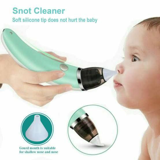 1000175413.jpg Electric Nasal Aspirator Baby Nasal Secretion Aspirator/Nasal Cleaner with 5 Suction Levels and 2 Tips for Newborns and Toddlers, BPA Free, Fully Washable & USB Charging, FDA CE - Image 1
