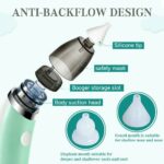 Electric Nasal Aspirator Baby Nasal Secretion Aspirator/Nasal Cleaner with 5 Suction Levels and 2 Tips for Newborns and Toddlers, BPA Free, Fully Washable & USB Charging, FDA CE - Image 5