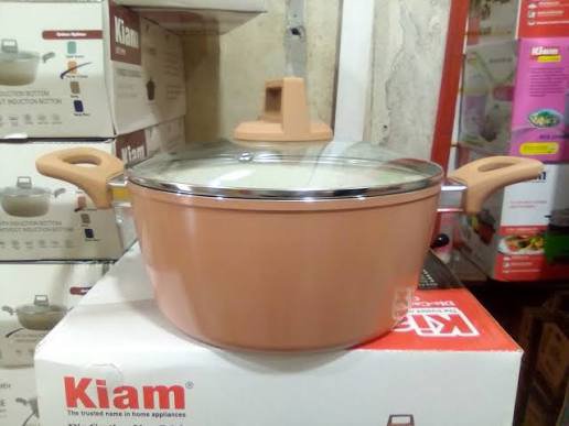 2026/02/1000175685.jpg 28CM Kiam Casserole With Glass Lid CERAMIC - Image 1