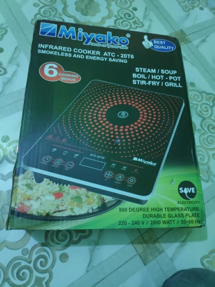Miyako Infrared Cooker Model ATC-20T6 - Image 4
