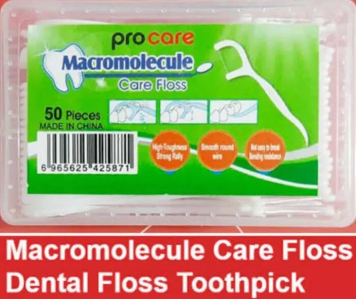3 in 1 Tooth Cleaning Dental Floss Toothpicks Tongue Cleaner Set Clean Teeth Fresh Breath and Healthy Gums (50 Piece) - Image 10