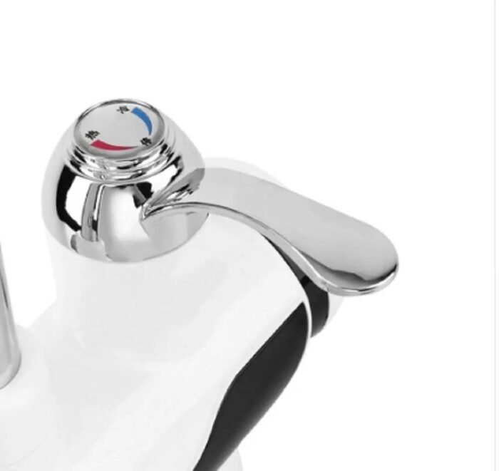LED Digital Display Instant Water Tap Electric Faucet Bathroom Basin / Kitchen Sink Instant Hot Water Tap Electric heating Plastic Faucet - Image 3