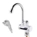 LED Digital Display Instant Water Tap Electric Faucet Bathroom Basin / Kitchen Sink Instant Hot Water Tap Electric heating Plastic Faucet