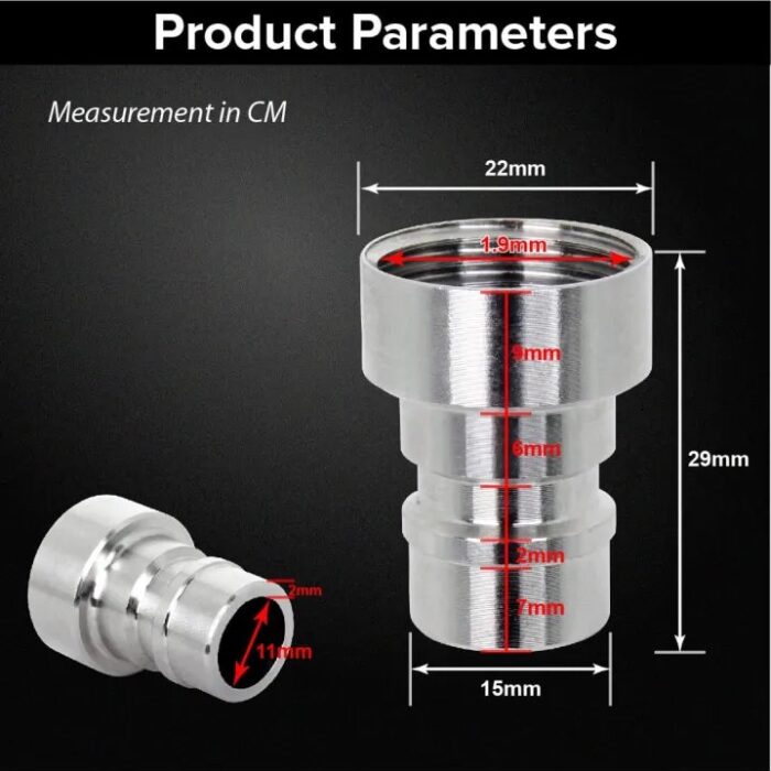 1Pcs Stainless steel Faucet Tap Quick Connector G1/2 Female Thread Hose Pipe Socket Adapter Fitting for Dishwasher Washing Machine - Image 10