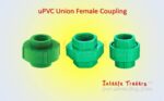PVC UT-34 Pipe Fitting Slip PVC Schedule 40 Union Green Female Coupling - 3 pcs Bundle - Image 2