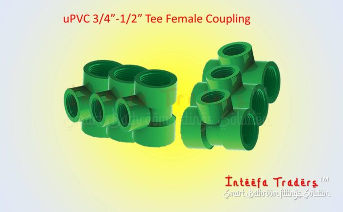 Premium PVC Coupling Tee Pipe - 6 Pcs Bundle - Image 16