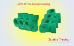 Premium PVC Coupling Tee Pipe - 6 Pcs Bundle - Image 13