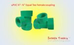 Premium PVC Coupling Tee Pipe - 6 Pcs Bundle - Image 11