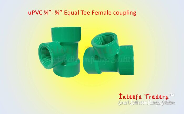 Premium PVC Coupling Tee Pipe - 6 Pcs Bundle - Image 11