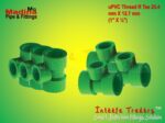 Premium PVC Coupling Tee Pipe - 6 Pcs Bundle - Image 10