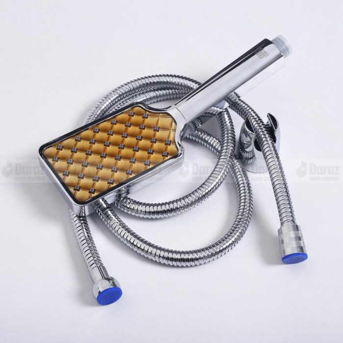 Bath High Pressure Shower Head 3 Mode LARGE Chrome Handset Heads Water Saving - Image 9