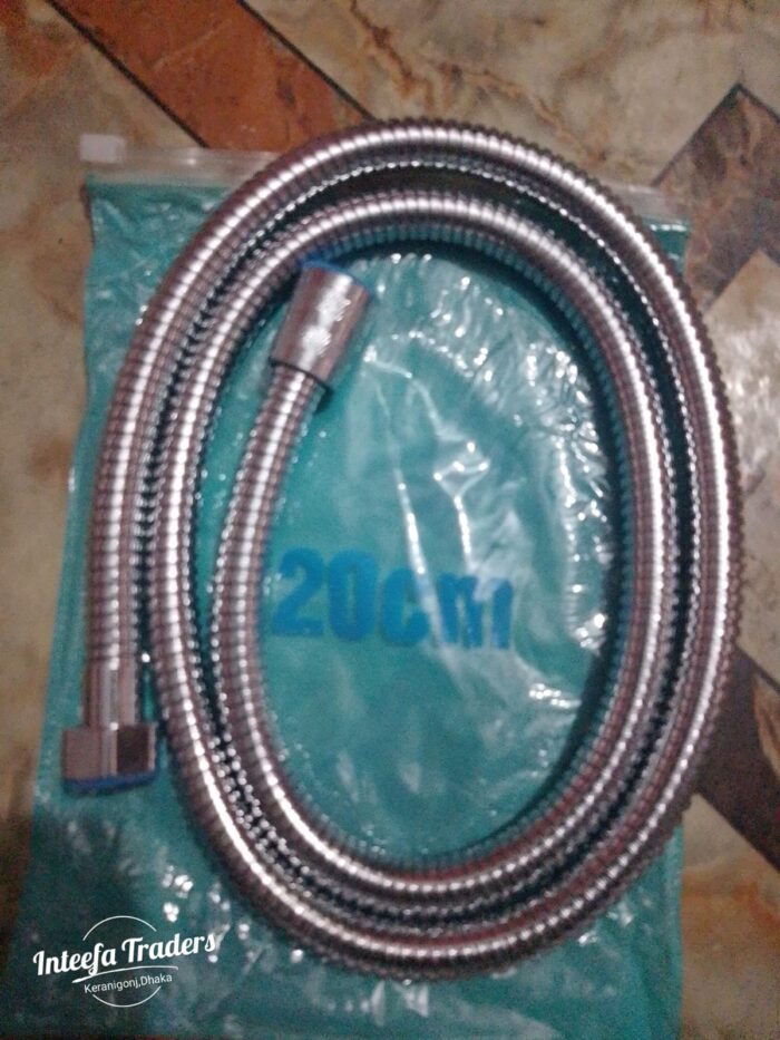 New Trend 1.5 Meter, 304 Grade Flexible Shower Hose Pipe, Chrome Finish Brass - Image 9