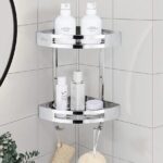 Bathroom Shelves SUS 304 Stainless Steel Shower Caddy Shelf Wall Mounted Shower Rack Corner Shower Organizer - Image 5
