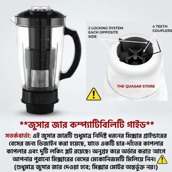 Dreamline Black-on Filter Juicer Jar - Image 4
