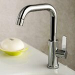 Moving Pillar Cock Chrome Nickel Bathroom Faucet for Basin, Sink 1 Hole Bar Faucet Single Hole Single Handle Vanity Faucet 360 Swivel Spout - Image 5