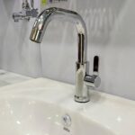 Moving Pillar Cock Chrome Nickel Bathroom Faucet for Basin, Sink 1 Hole Bar Faucet Single Hole Single Handle Vanity Faucet 360 Swivel Spout - Image 4